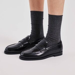 Tony Bianco Black Loafers